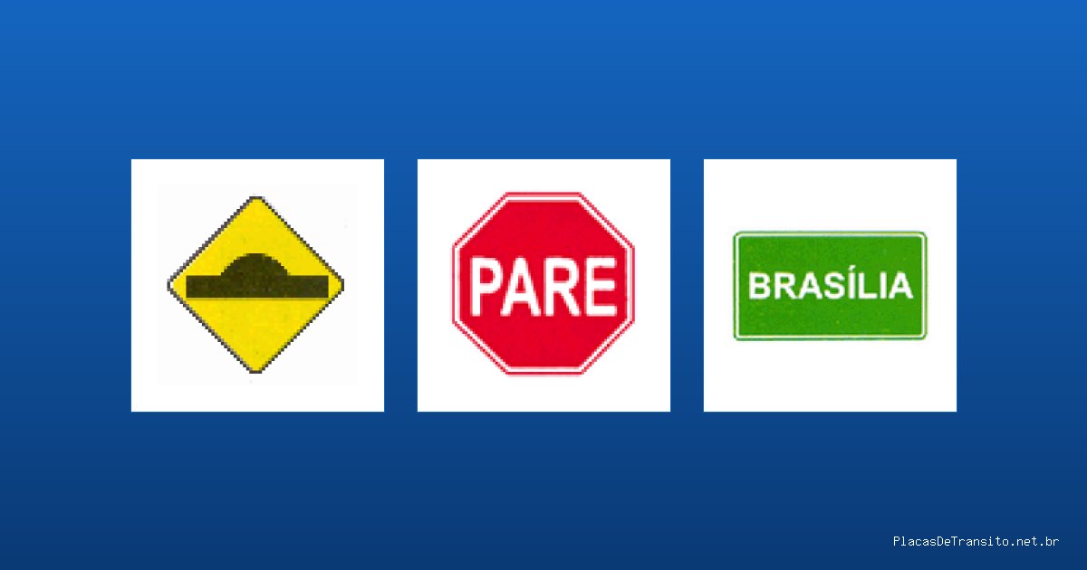 O que significa cada cor e formato das placas de trânsito no Brasil