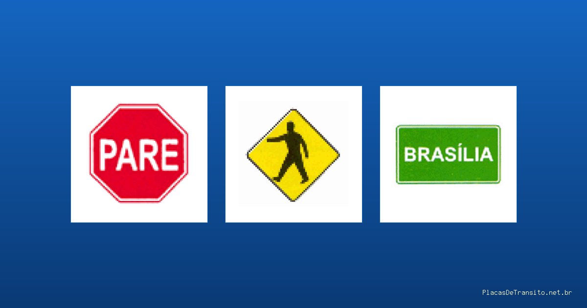 Regulamentação, advertência ou indicação: qual a diferença entre as placas?